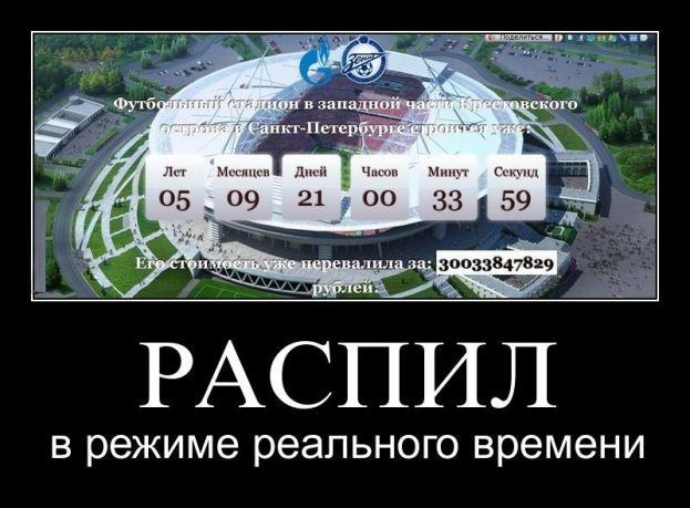 Стадион «Зенит» — памятник коррупции