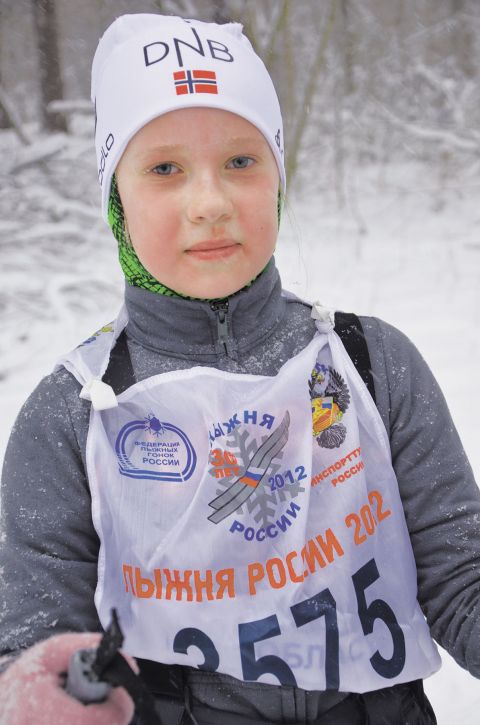 Маша Козырева; момент соревнований.