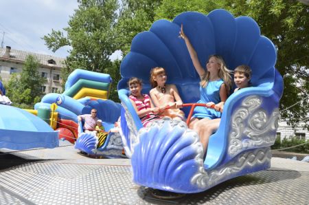 Новый аттракцион (фоторепортаж)