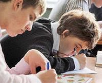 Выпускники 9 классов пишут ГИА по русскому языку