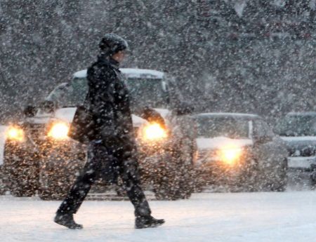 Мартовский снегопад