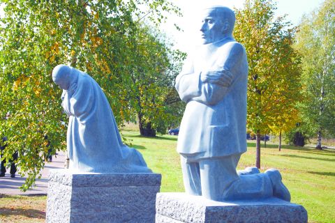 Скульптура на мемориале