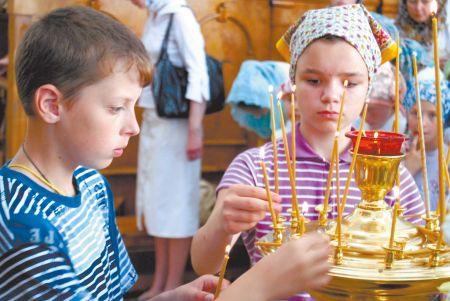 Ржевитяне отметили Рождество