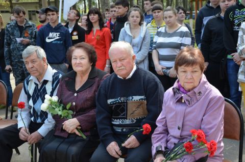 День Победы в микрорайоне Москвы