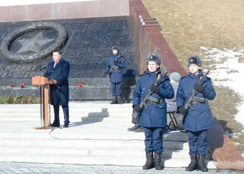 Освобождению Ржева и района посвящается